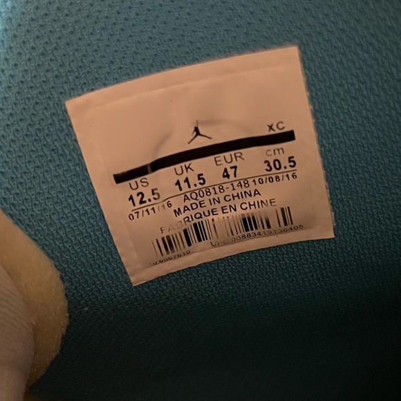 Nike off white jordan 1s unc blue - Picture 5 of 9